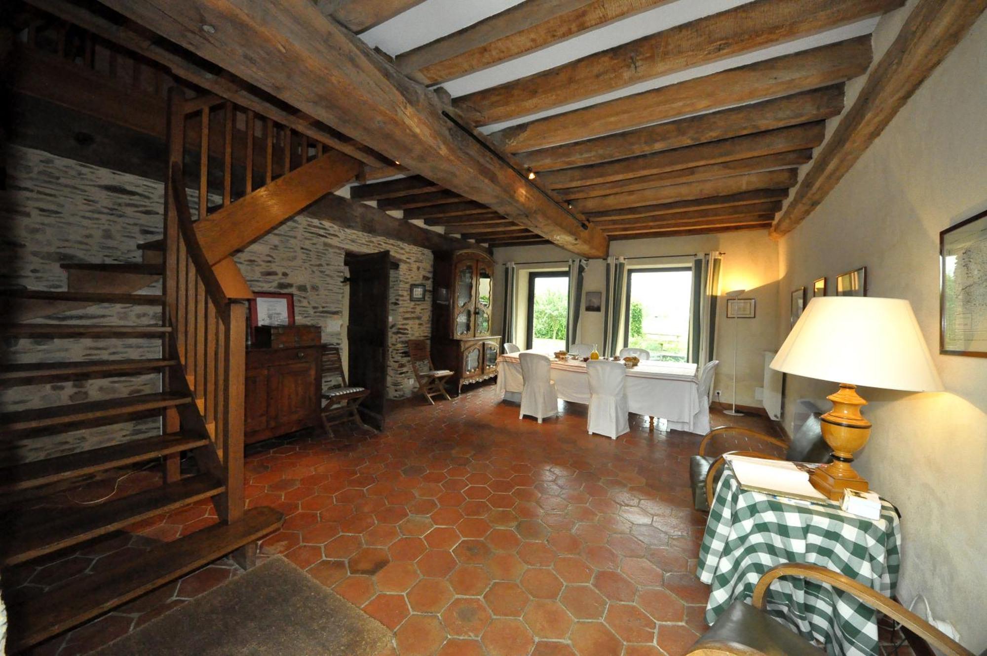 Bed and Breakfast Grange du Plessis Segré Exterior foto
